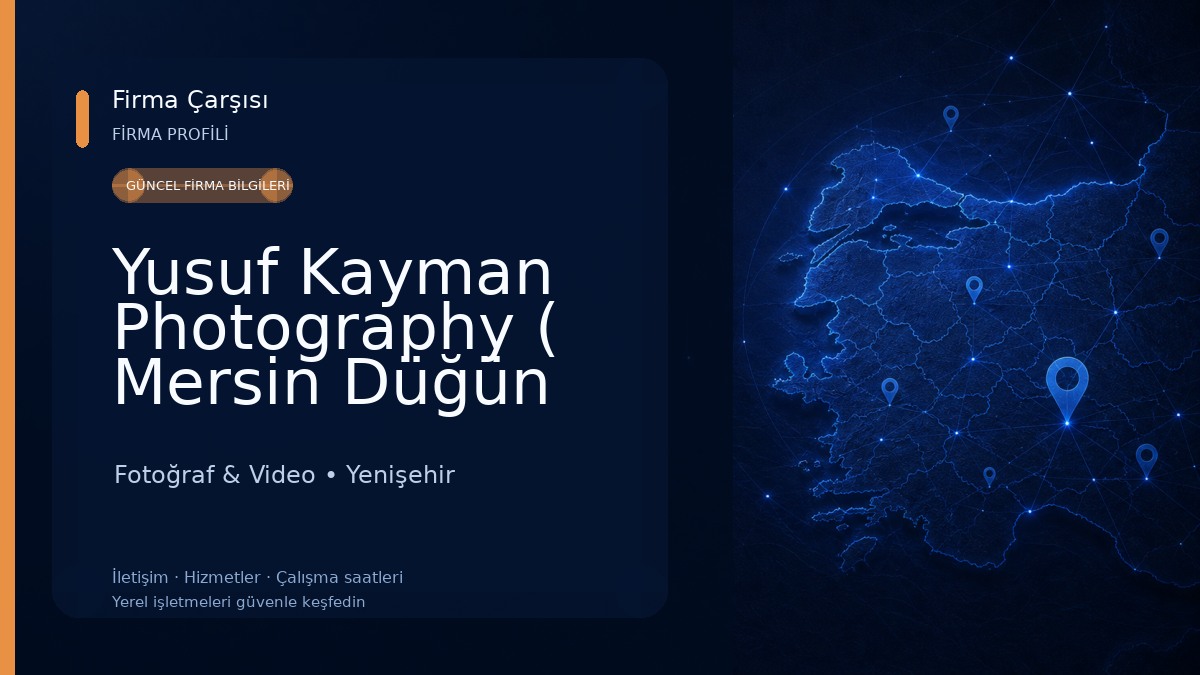 Yusuf Kayman Photography ( Mersin Düğün Fotoğrafçısı) Fotoğraf & Video
