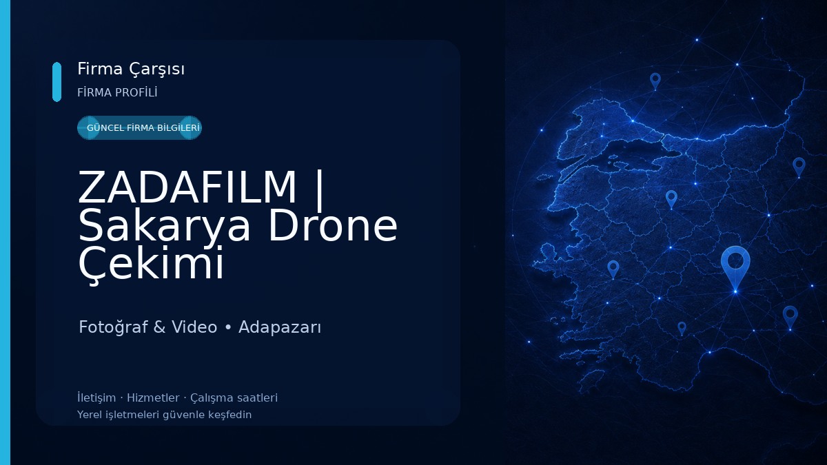 ZADAFILM | Sakarya Drone Çekimi Fotoğraf & Video