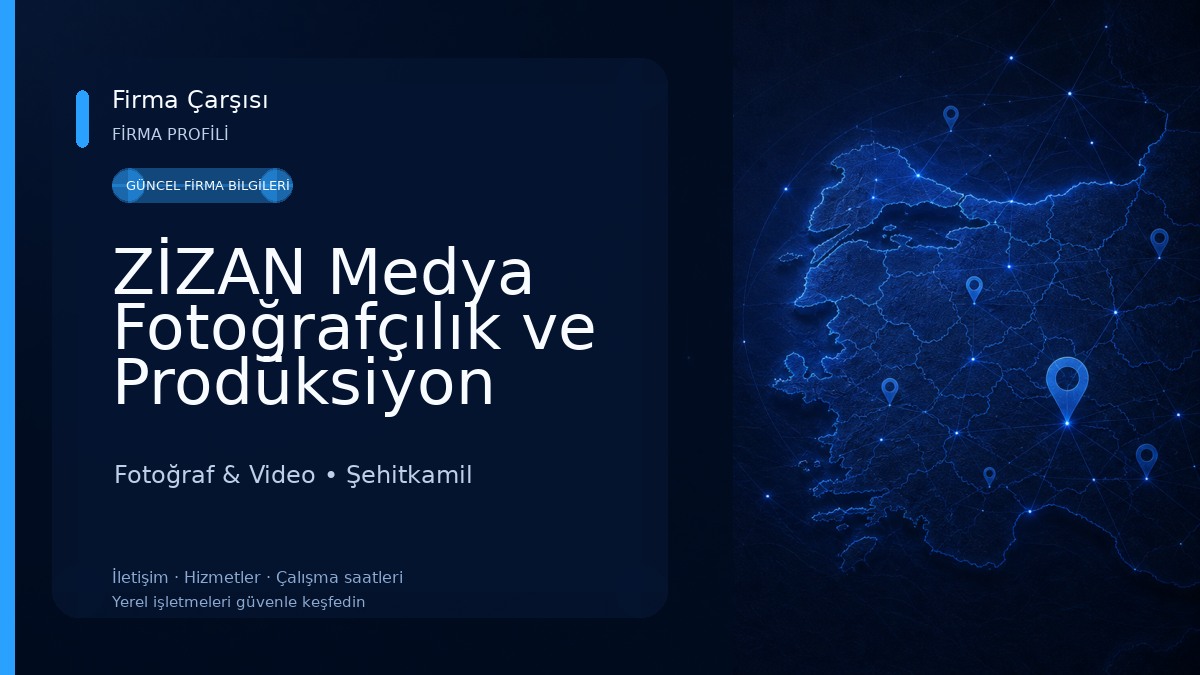 ZİZAN Medya Fotoğrafçılık ve Prodüksiyon Hizmetleri Ajansı
