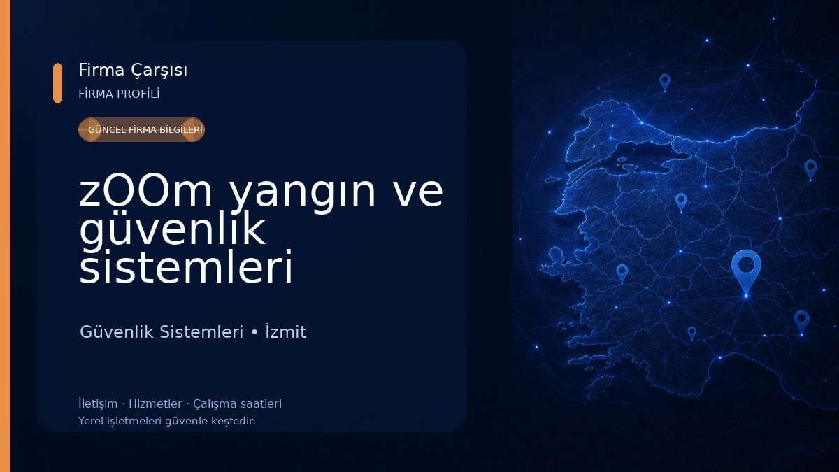 zOOm yangın ve güvenlik sistemleri